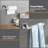 Bathroom Hardware Set,bathroom Accessories,stainless Steel,wall Mounted,8 Pieces-106838129