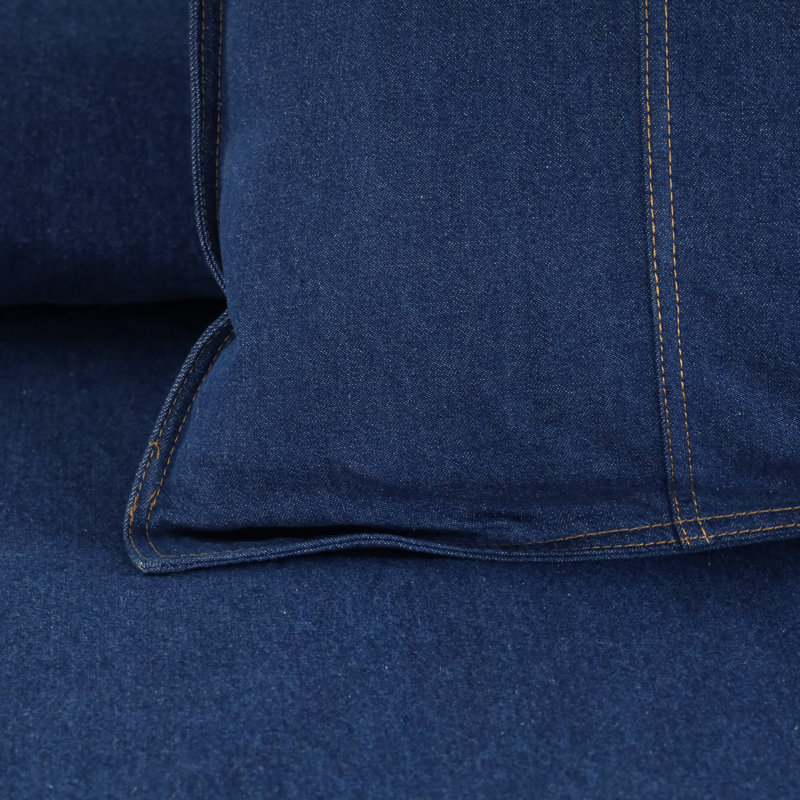 Housse de couette 100% coton American Denim American Denim - bleu, Très grand