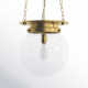Zella Single Light Glass Dimmable Pendant