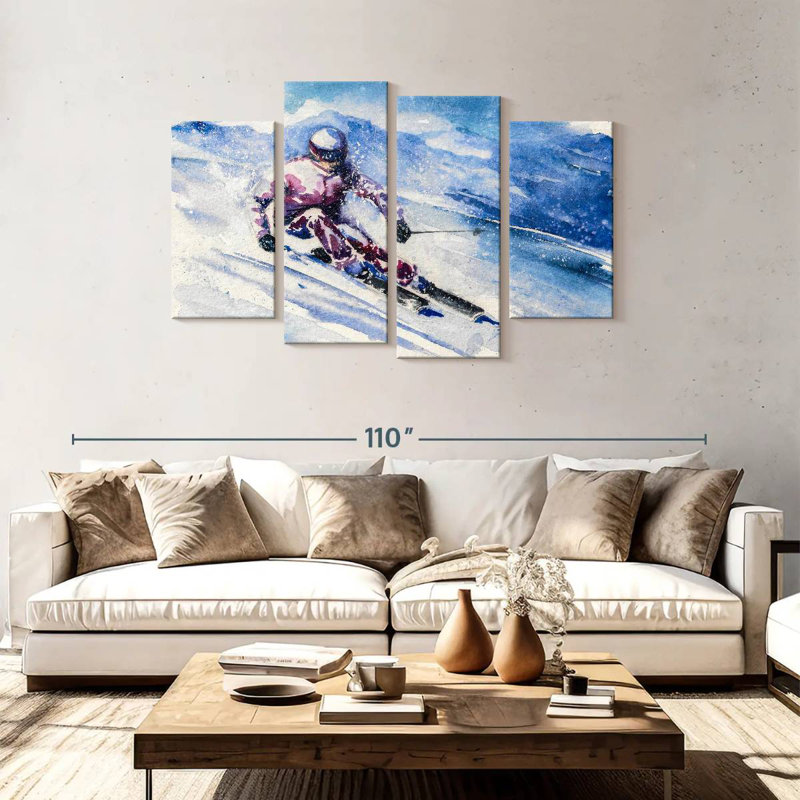 Sireci Ski, 48'' H x 75'' W