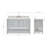Magnolia 55" Single Bathroom Vanity Set-1133702062