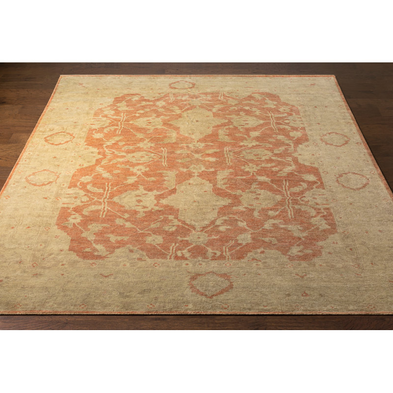 Wool Oriental Indoor Rug, Rectangle 9' x 13'
