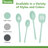 Tovolo Flex-Core Slotted Deep Spoon All Silicone for Draining and Serving, Aqua-116649639