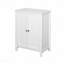 Armoire de rangement pour salle de bain avec tablettes réglables à double porte