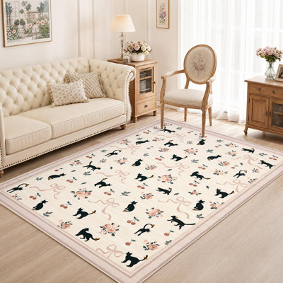 Tapis lavables à la machine pour la chambre à coucher Tapis doux à motif géométrique moderne antidérapant Tapis d'intérieur pour chambre d'enfant