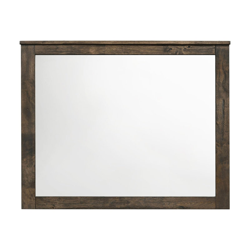 Miroir de commode en bois massif Bridan