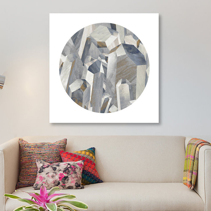 «Gems I», impression sur toile, H 37 po x l 37 po x P 1,5 po, Toile tendue, Pas de tapis