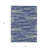 3' X 5' Navy Blue And Ivory Striped Washable Indoor Outdoor Area Rug