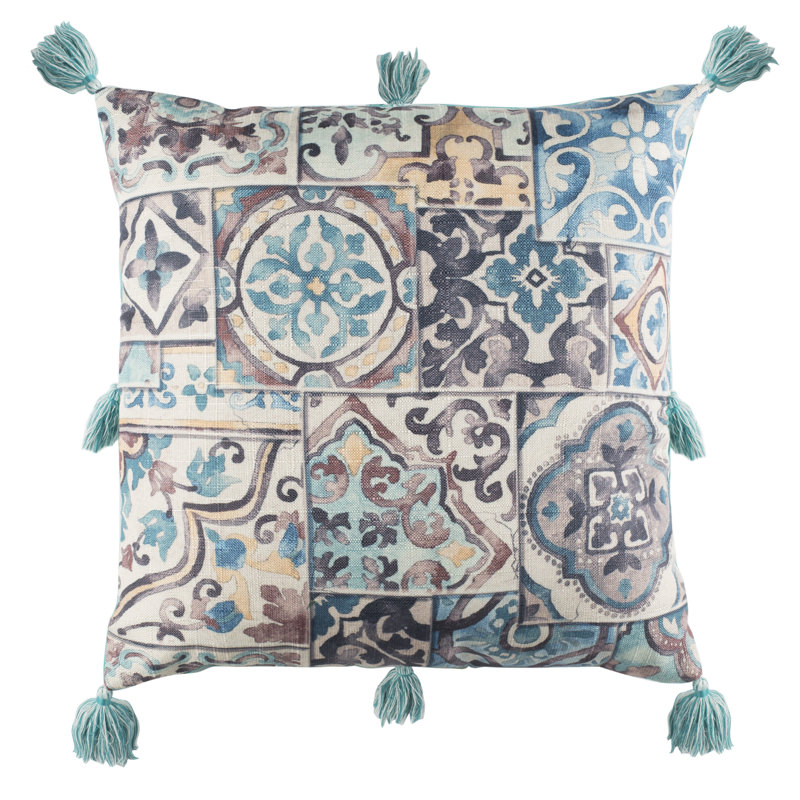 Branda Tassels Throw Pillow