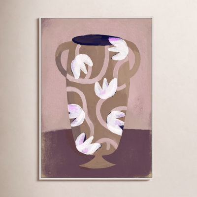 Flowered Vase Print by Marco Marella