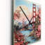 Horloge murale Golden Gate San Francisco-99639589
