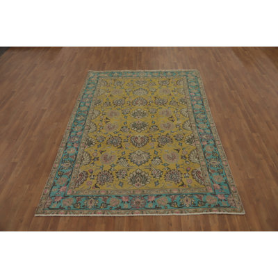 Handmade Floral Traditional Area Rug 6x9