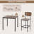 Lotte Square 36'' L x 36'' W Restaurant Dining Set-217708373-265438091