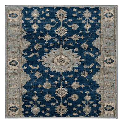 Machine Washable Overdyed Gray Area Rug