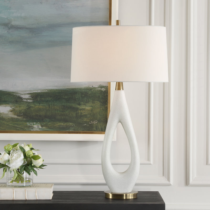 Nune White Table Lamp