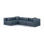 Canapé modulaire en similicuir 4 pièces Houswerth-94884276