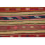 Tapis rayé en laine 6 x 8