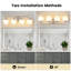 Éclairage pour meuble-lavabo à intensité variable à 4 lumières-557343508