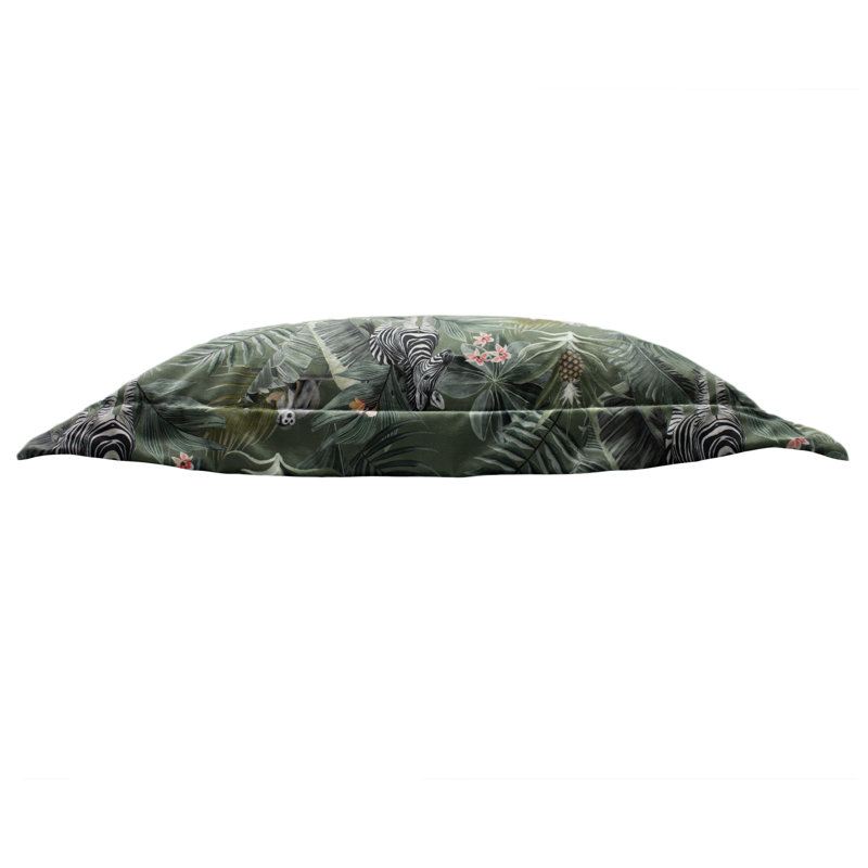 Evans Floral Square Cushion, Feather
