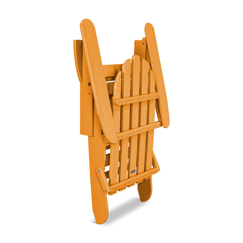 Chaise Adirondack d'extérieur en PEHD Classics, Tangerine