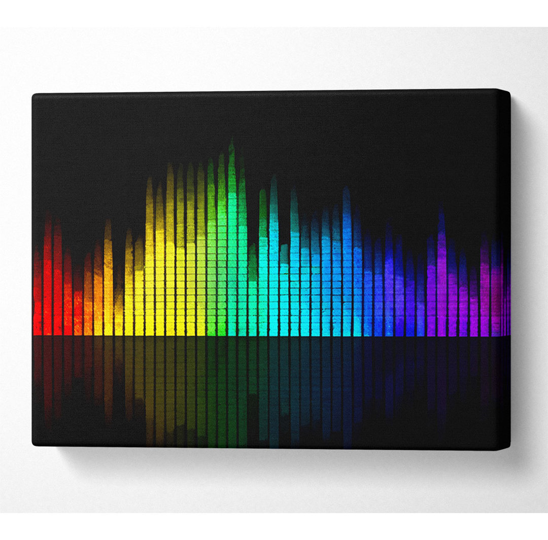 Music Equalizer - Kunstdrucke auf Leinwand - Wrapped Canvas