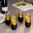 9 oz. Modern Black Gold Champagne Flutes