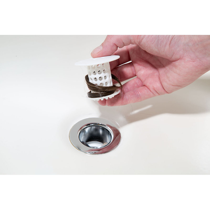 2.25'' W Basket Strainer, Clean White