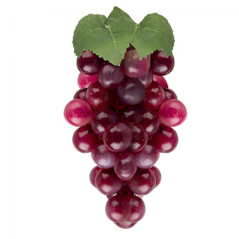6? Fruit artificiel grappe de raisin rouge