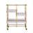 Serving Cart With 3 Adjustable Trays-1643434116