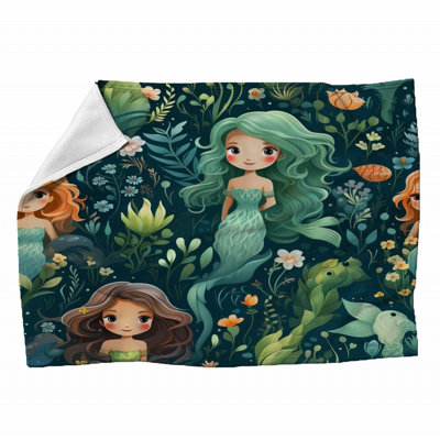 Machine Printed Throw Blanket