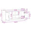 Unfinished TV Stand for TVs up to 49" with Fireplace Included-226473898