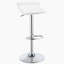 Tabouret de bar ajustable blanc (ensemble de 2)