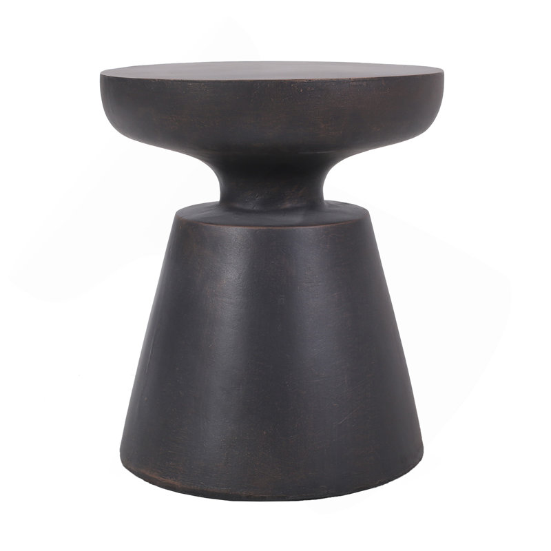 Outdoor Lightweight Concrete Side Table