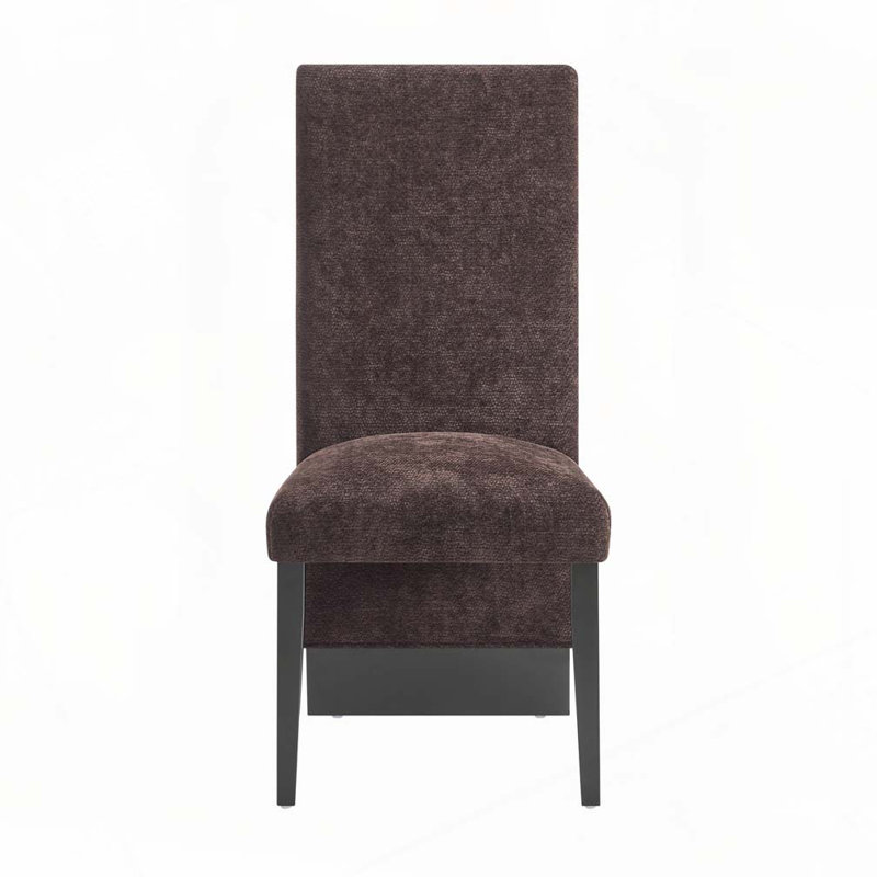 Chaise de salle à manger, Brun, Gris clair