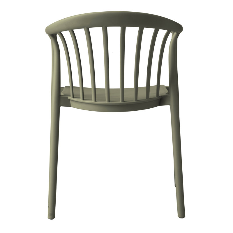 Outdoor Patio Dining Armchair, Green