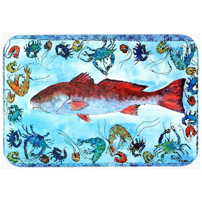 Caroline's Treasures Fish Glass Cutting Board