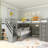 Imelida Solid Wood L-Shaped Bunk Beds with 3 Drawers and Wardrobe by Harriet Bee-127266876