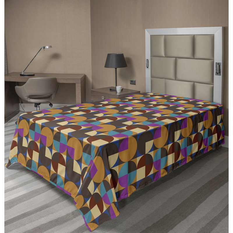 Drap plat géométrique Ambesonne