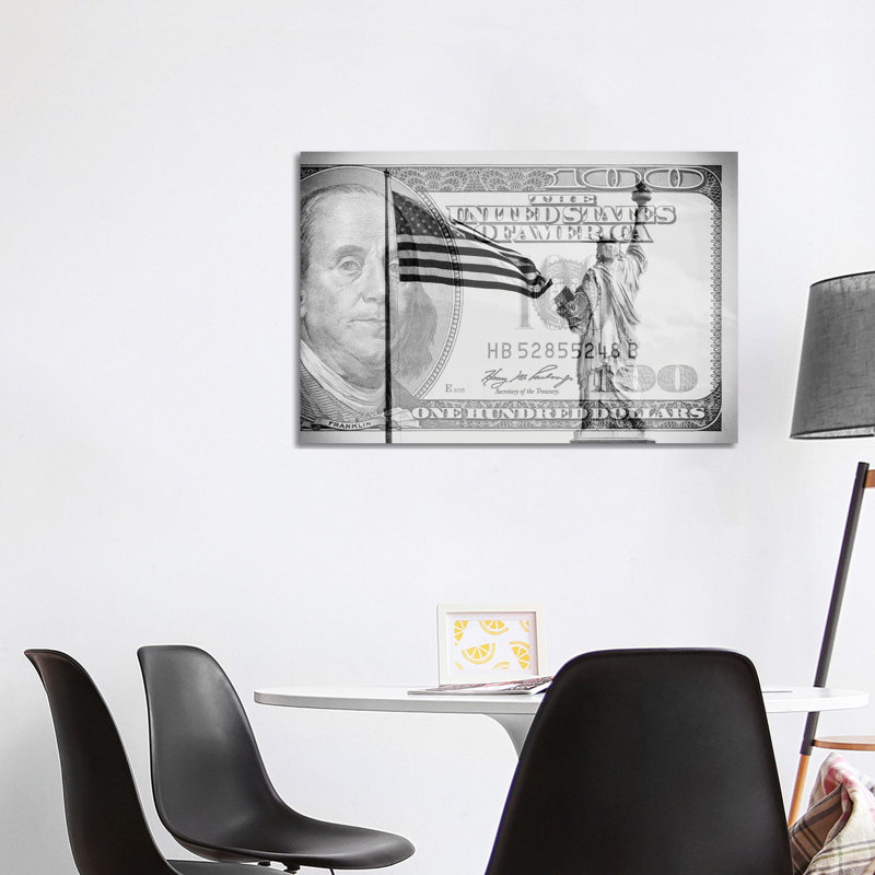 Manhattan Dollars - Liberty - Wrapped Canvas Print, 101.6 cm H x 66.04 cm W x 1.91 cm D