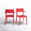 Fauteuil de salle à manger empilable Jeffrey-1147700531
