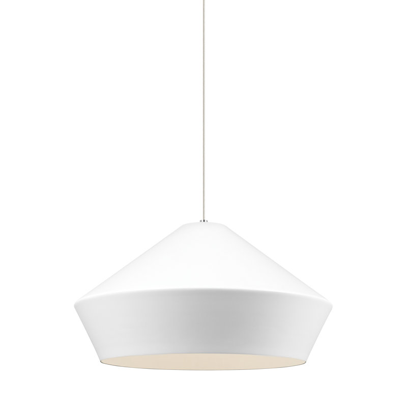 Brummel 1 - Light Pendant, White, No