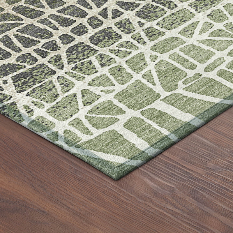 Machine Washable Indoor/Outdoor Chantille ACN2404 Geometric Rug, Rectangle 10' x 14'