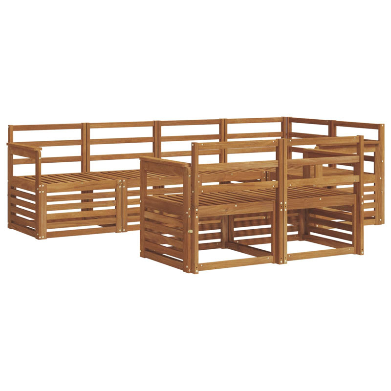 247cm Wide Patio Sectional Set