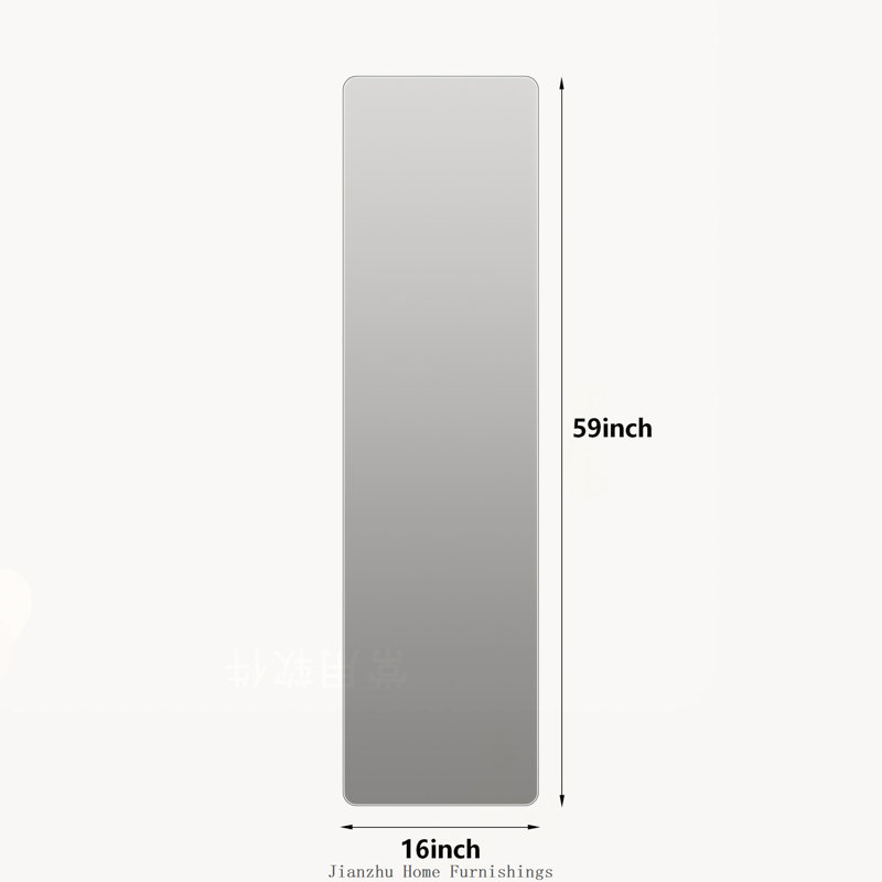 59x16 Inch Rectangular Full Length Wall Mirror, Dressing Mirror for Bedroom and Closet