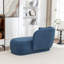 Chaise longue rembourrée en fausse fourrure-1503816429