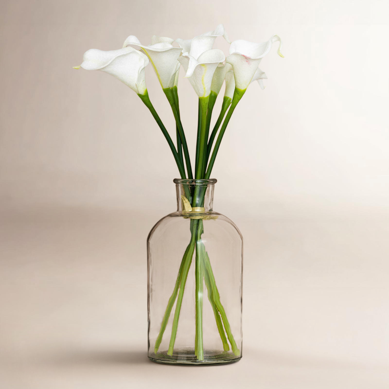 14" Artificial Calla Lily Bundle, White