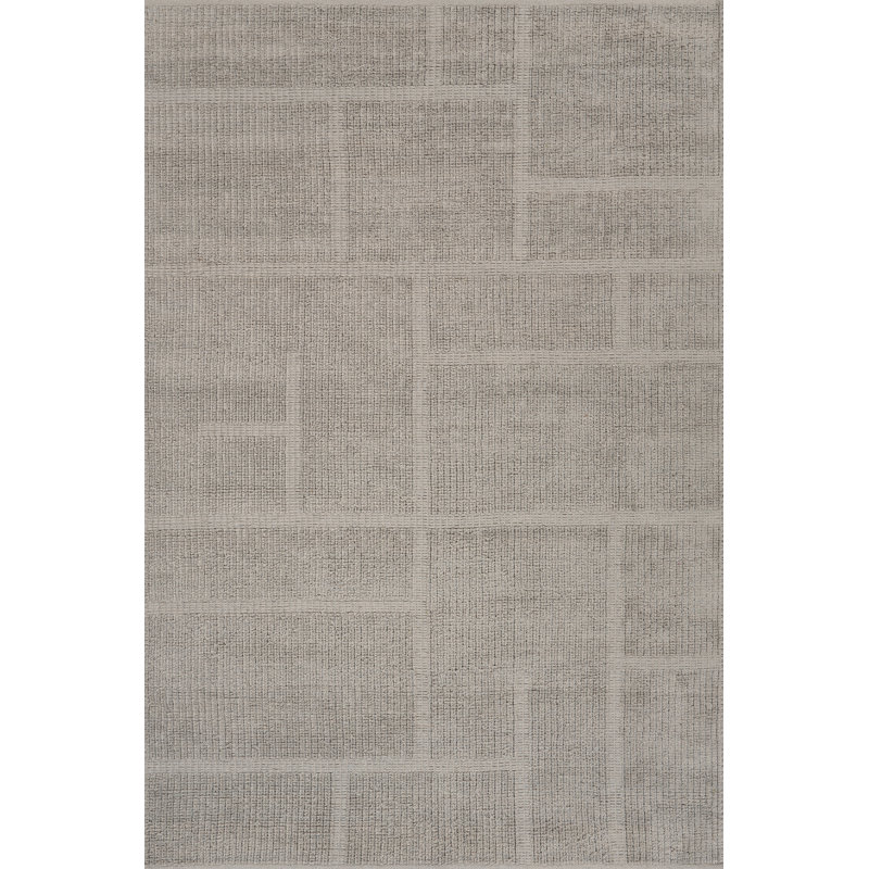  Tapis bohème Cerisse, Gray, Rectangle 8'6" x 11'6"