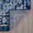 Blue/Cream Traditional Oriental Indoor Area Rug for Living Room, Dining Room, Bedroom-60903248
