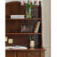 Bureau et bibliothèque en bois massif de style américain avec tiroirs-110657933