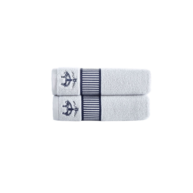 Débarbouillette en coton turc, Argent